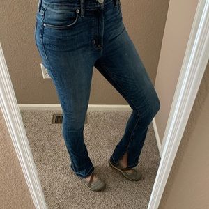 Hudson jeans with opening on the bottom